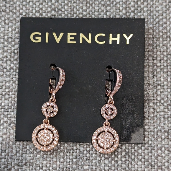 Givenchy Jewelry - NWT Givenchy rose gold sparkly earrings
